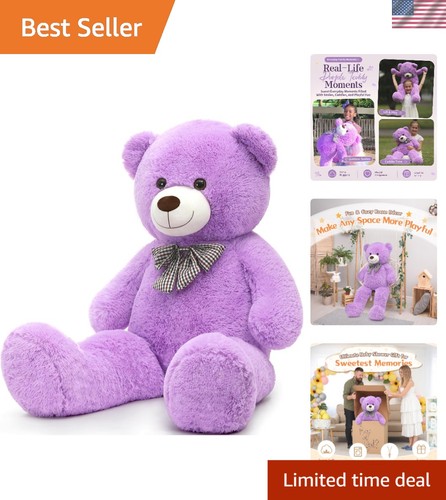 Peluche orso viola gigante - orso,